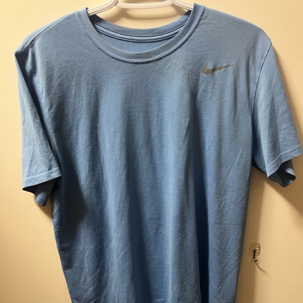 Blue nike athletic top